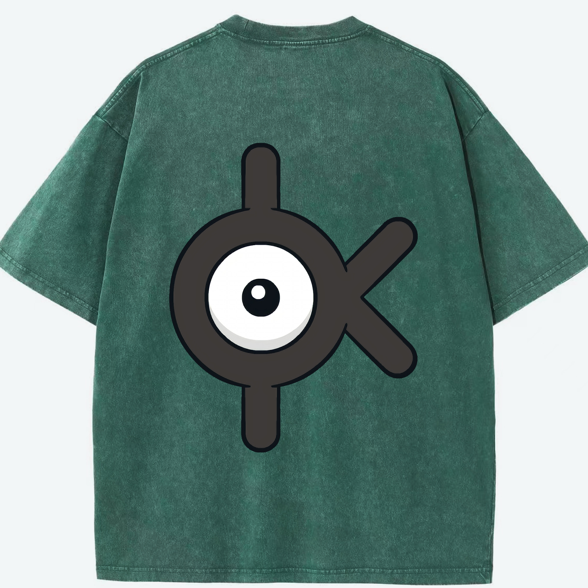 （画像用） ポケットモンスター Pokémon 綿100% ヴィンテージ風 半袖Tシャツ（背面プリント）